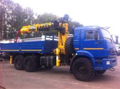 Камаз 43118 Сайгак. Кран-Манипулятор Soosan 866 на Камаз 43118-3027-46 + БУР, 7 000 куб. см., 12 000 кг., 22 м.