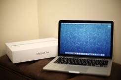 Apple Macbook Pro 13 Retina. 13.3", 2,5 ГГц, ОЗУ 8192 МБ и больше, диск 256 Гб, WiFi, Bluetooth, аккумулятор на 9 ч.