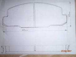 Колодка тормозная. Toyota ToyoAce, XZU362, XZU372, XZU382 Toyota Dyna, XZU362, XZU372, XZU382 Двигатели: S05C, S05CB, S05CTA, S05CTB