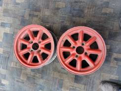 Black Racing. 6.0x14, 4x114.30, ET22