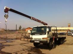 Isuzu Elf. Кран борт исудзу эльф, 4 300 куб. см., 3 000 кг.