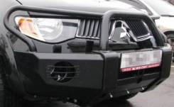 Силовая накладка на передний бампер РИФ для Mitsubishi L200NEW. Mitsubishi. Под заказ