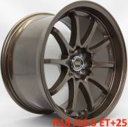 RAYS. 10.5x18, 5x114.30, 5x120.00, ET25, ЦО 73,1 мм.
