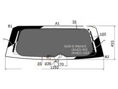Стекло заднее. Toyota Vanguard Toyota RAV4, ACA30, ACA31, ACA31W, ACA33, ACA35, ACA36W, ACA38, ACA38L, ALA30, GSA33, GSA38, ZSA30, ZSA35 Двигатели: 1A...