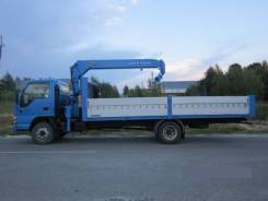 Isuzu NQR 71 P-R. Манипулятор итсузу, 4 700 куб. см., 3 000 кг., 10 м.
