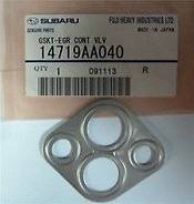Прокладка клапана egr. Subaru Legacy, BLE, BHE, BR9, BP5, BP9, BL5, BM9, BL9, BH5, BE5, BRF, BPE Subaru Forester, SG5, SH5 Subaru Impreza, GGC, GD9, G...