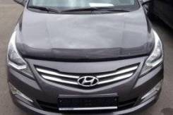 Дефлектор капота. Hyundai Solaris, RB Двигатели: G4FA, G4FC