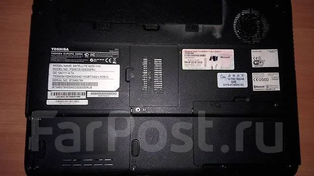 Toshiba Satellite A200. 15.4", 1,7����, ��� 2048 ��, ���� 500���, WiFi: 1. ��� ����� �� ������� ����