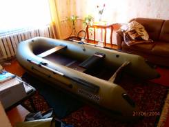 Лодка Навигатор 320 +навесной мотор HDX-5 2 такта, б/у. Год: 2014 год, длина 3,20 м., двигатель подвесной, 5,00 л.с., бензин