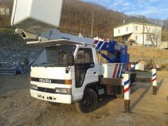 Isuzu Elf. Продам 2000 г. автовышка в наличии во Владивостоке, 3 630 куб. см., 16 м.