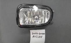 Фара противотуманная. Nissan: Bluebird Sylphy, Tino, Sunny, Almera, Bassara Двигатели: QG18DE, QR20DD, QG18EM295P, SR20DE, SR16VE, YD22DD, QG15DE, QG1...
