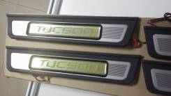 Накладка на порог. Hyundai Tucson