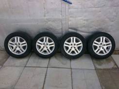 Литье R15 4х100 + резина 185/65R15. 6.0x15 4x100.00 ET53