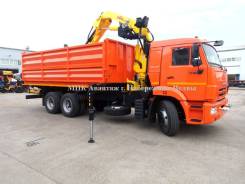 Камаз 65115. самосвал с КМУ сельхозник, 77 777 куб. см., 15 000 кг.