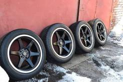 Диски R18 С Резиной 245/45/R18 . В отличном состоянии!. 8.0x18 5x100.00, 5x114.30 ET38