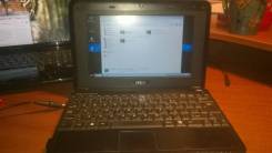 MSI. 8.9", 1,6 ГГц, ОЗУ 1024 Мб, диск 80 Гб, WiFi, Bluetooth, аккумулятор на 1 ч.