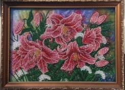 Картина, вышитая бисером