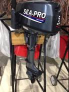 Sea-Pro. 5,00 л.с., 2х тактный, бензин, нога S (381 мм), Год: 2017 год