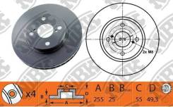 Диск тормозной. Toyota: Corolla, Corolla Verso, Corolla Fielder, Allex, Corolla Spacio, Corolla Runx Двигатели: 2NZFE, 1NZFE, 1ZZFE, 4ZZFE, 3ZZFE, 2C...