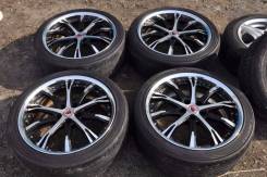 Комплект колес work+dunlop R19. 8.5x19 5x114.30 ET45