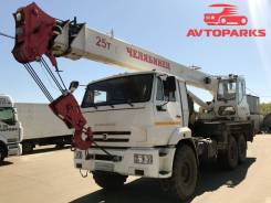 Челябинец КС-45721. Автокран Челябинец кс-45721 на шасси Камаз 6х6, 9 600 куб. см., 25 000 кг., 24 м.