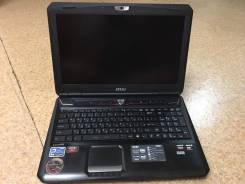 MSI GX60 3BE. 15.6", 2,5 ГГц, ОЗУ 4096 Мб, диск 500 Гб, WiFi, Bluetooth