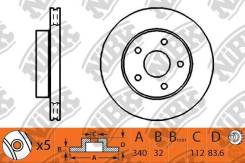 Диск тормозной. Toyota Land Cruiser, VDJ200, GRJ200, URJ200, URJ202, UZJ200 Двигатели: 3URFE, 1VDFTV, 1URFE, 1GRFE, 2UZFE. Под заказ