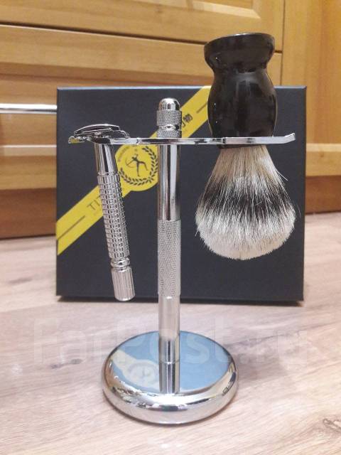 Набор для бритья т-образный станок Baili, помазок, Стартовый набор ...