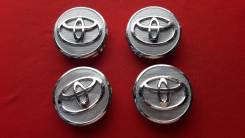 Колпачки Toyota Заглушки на ступицу диска 55мм-57мм Комплект 4штуки. Диаметр 57", 1 шт.