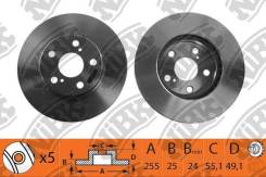 Диск тормозной. Toyota: Carina, Allion, Celica, Camry, Corona, Caldina, Carina E, Premio, Carina ED, Corona Exiv, WiLL VS, Prius, Curren Двигатели: 7A...