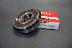 Подшипник 6306 2RSNR (FBJ) 30*72*19 с проточкой MS556216, MD747740