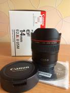 Продам фотообьектив Canon EF14mm F/2.8 L || USM. Для Canon, диаметр фильтра 82 мм