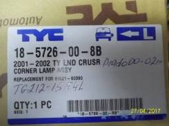 Габаритный огонь. Toyota Land Cruiser Prado, LJ95, VZJ90, KZJ90, KZJ95, LJ90, RZJ90, RZJ95, VZJ95, KDJ90, KDJ95 Двигатели: 1KZT, 5VZFE, 3RZFE, 1KZTE...
