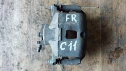 Суппорт тормозной. Nissan: Cube, March, Tiida, Tiida Latio, Note Двигатели: CR14DE, HR15DE, CR10DE, CR12DE, HR16DE, MR18DE