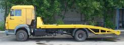 Камаз 4308. Автоэвакуатор с ломаной платформой, 3 900 куб. см., 6 000 кг.