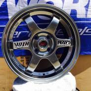 RAYS VOLK RACING TE37. 6.5x15, 4x100.00, ET35, ЦО 73,1 мм.