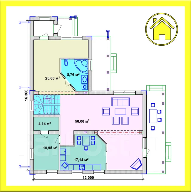 029 Zz AlexArchitekt ������ ������������ ����. 200-300 ��. �., 2 �����, 4 �������, ����� ����