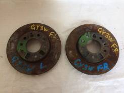 Диск тормозной. Mazda Capella, GWEW, GWFW, GWER, GW5R, GW8W Mazda Atenza, GYEW, GG3P, GY3W, GGES, GGEP, GG3S