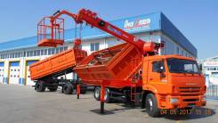 КамАЗ 65115. Самосвал Камаз с КМУ, 11 782 куб. см., 13 300 кг.