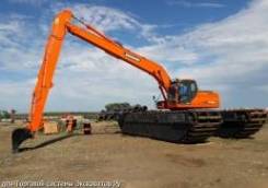Doosan DX225 LCA. Экскаватор-амфибия Waterking WK 220 2015, 1,05 куб. м.