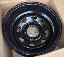 Steel Wheels. 8.0x15, 5x139.70, ET-25, ЦО 110,1 мм.