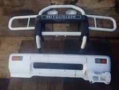 Передний бампер с дугой с MMC Delica P35W. Mitsubishi Delica, P35W
