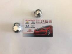 Гайка на колесо. Hyundai: Accent, Genesis, Getz, Tucson, ix20, ix35, i10, Elantra, Lavita, Atos, Veloster, H100, Matrix, Santa Fe, Sonata, Excel, Azer...