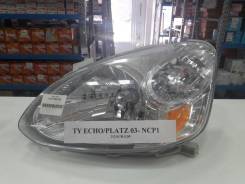 Фара. Toyota Yaris, NCP11, NCP12 Toyota Echo, NCP12, NCP11 Toyota Platz, NCP12, NCP16 Двигатели: 1NZFE, 2NZFE