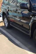 Накладка на подножку. Toyota Land Cruiser Prado, KDJ120W, RZJ120, KDJ121W, LJ120, GRJ120, TRJ120, GRJ121, GRJ120W, KZJ120, GRJ121W, KDJ121, KDJ120, VZ...