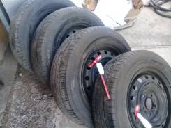 Продам летние колеса 195/65-15 Dunlop на штампах 114,3х5. 6.0x15 5x114.30 ЦО 65,0 мм.