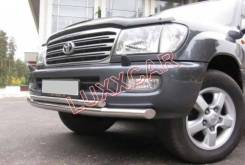 Защита бампера. Toyota Land Cruiser, HDJ101, UZJ100W, HDJ101K, UZJ100, UZJ100L, HDJ100L, J100