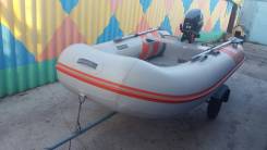 Лодка с мотором. длина 270,00 м., двигатель подвесной, 10,00 л.с., бензин