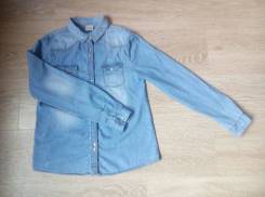Рубашки джинсовые. 38, 40
