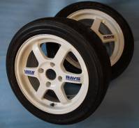 RAYS VOLK RACING TE37. 7.0x15, 4x114.30, ET43, ЦО 71,0 мм.
